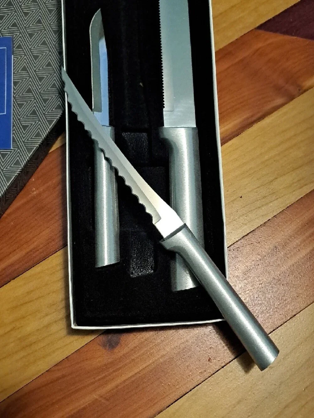 Rada Cutlery 3-Piece Stainless Steel Steak Knife Set - Silver